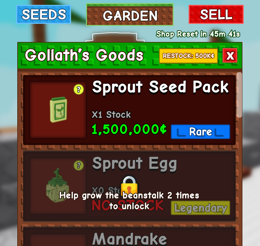 Beanstalk Event Seeds
